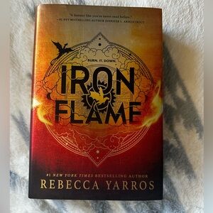Iron Flame Hardcover Book, First Print with Sprayed Edges